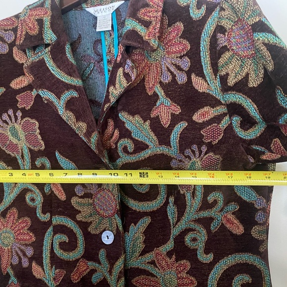 Allison Taylor Multicolor Patterned Coat - Picture 5 of 8